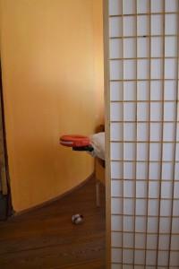 Kaminzimmer für Massagen